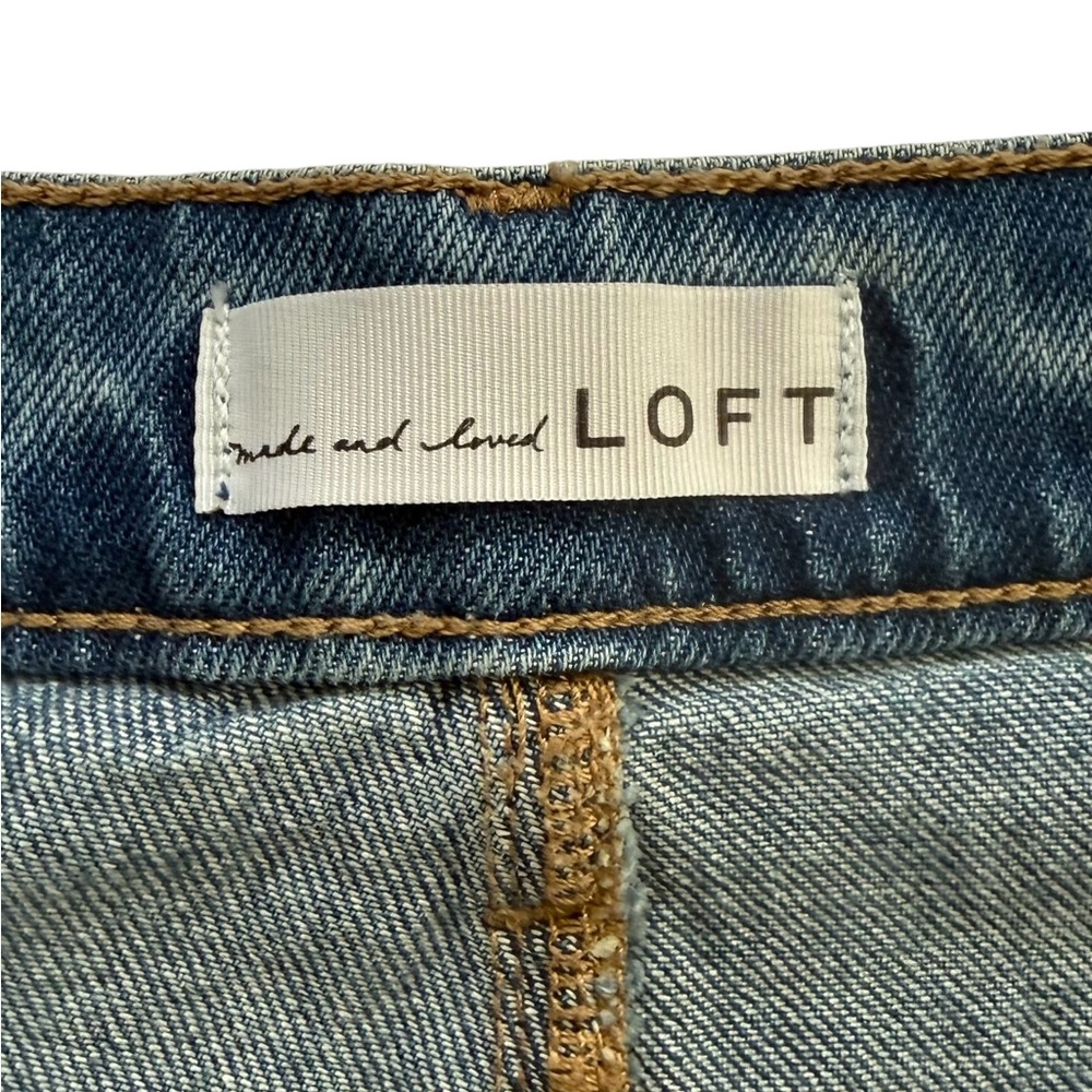 Ann Taylor LOFT High-Waist Straight Mom Jeans! Size 8! - Picture 5 of 6